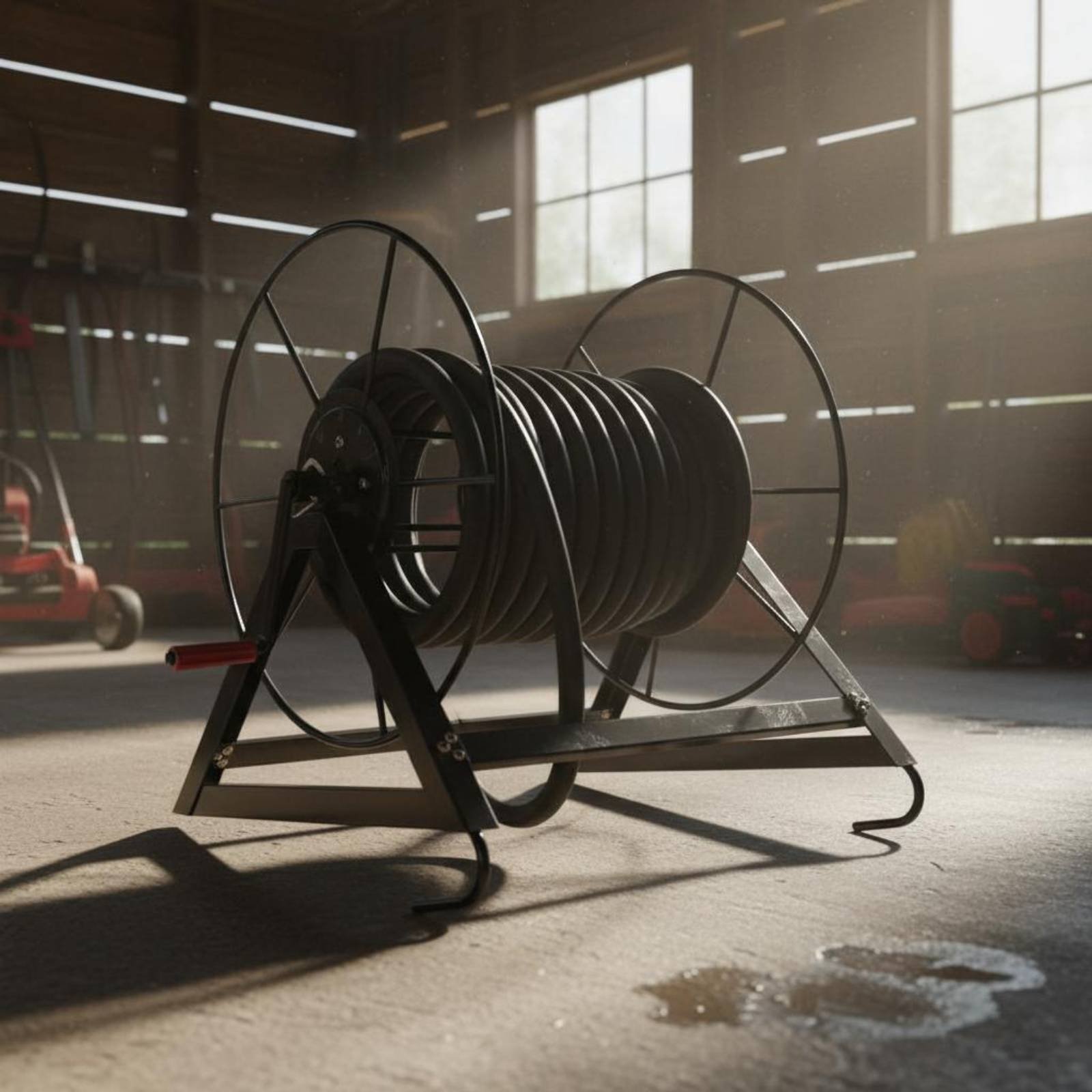 Farming In Agriculture - Agricultural Hose Reel Thickened Frame Sprayer