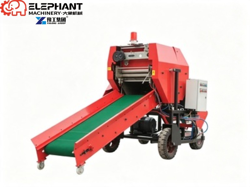 Farm Household Mini Round Hay  - Silage Baler Machine ulasan dan harga
