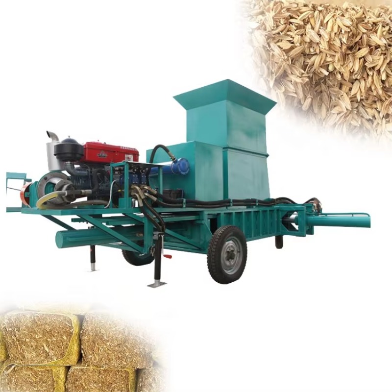Mobile Diesel Hydraulic Alfalf - Silage Baler Machine ulasan dan harga