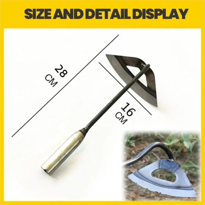 All-Steel Hardened Hollow Hoe  - Agriculture Farming Vegetables ulasan dan harga