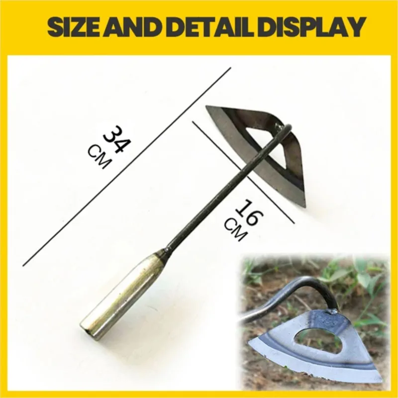 All-Steel Hardened Hollow Hoe  - Agriculture Farming Vegetables ulasan dan harga
