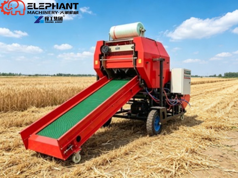Mini Round Hay Baler Small Rol - Silage Baler Machine ulasan dan harga