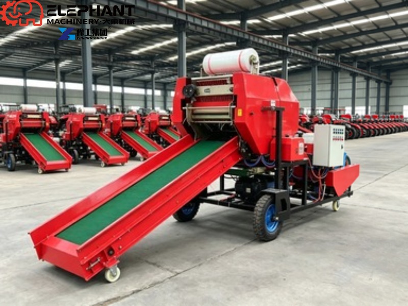Mini Round Hay Baler Small Rol - Silage Baler Machine ulasan dan harga
